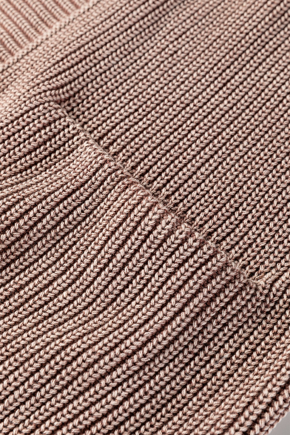 Dark Brown Mineral Wash Exposed Seam Patchwork Knit Open Sweater Cardigan